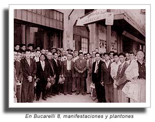Manifestaciones y plantones